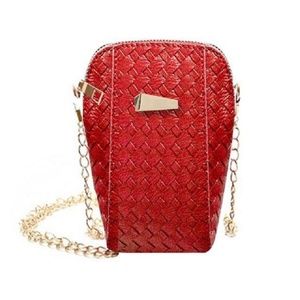 Exclusive! Ladies Weaved Leather Messenger Bag.